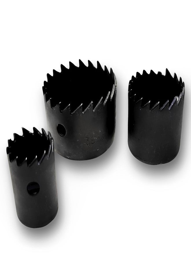 ZIODIC Hole Saw Set 16 Pieces, Hole Saw Kit with Hex Key and Mandrels for Wood, PVC Board, Plastic Plate Drilling (16 PIECES) - Image 5
